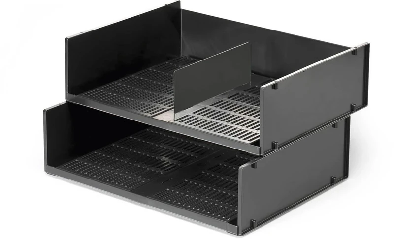 1700784058 Optimo Letter Storage Tray Blue Angel, Set of 4, Anthracite DIN A3