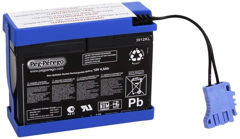 Peg Perego 12V - 4.5Ah Original Rechargeable Battery