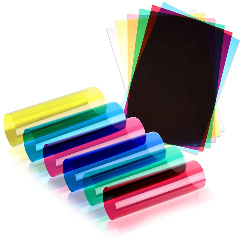 Acetate Sheets A4 OHP Sheet Colour Acetate Clear Film Plastic Light Filter Gel Reading Aid Red, Yellow, Blue, Pink, Green, Clear Thick 100 Micron Reading Aid Red, Yellow, Blue, Pink, Green, Clear (A4 Size - Assorted Colour - 600 Sheets)