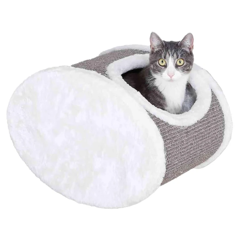 Trixie Kuschelhöhle zur Wandmontage, 42 × 29 × 28 cm, weiß/grau