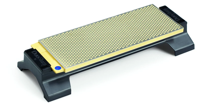 DMT W250EC-WB 10-Inch DuoSharp Extra-Fine/Coarse Bench Stone with Base - Clear