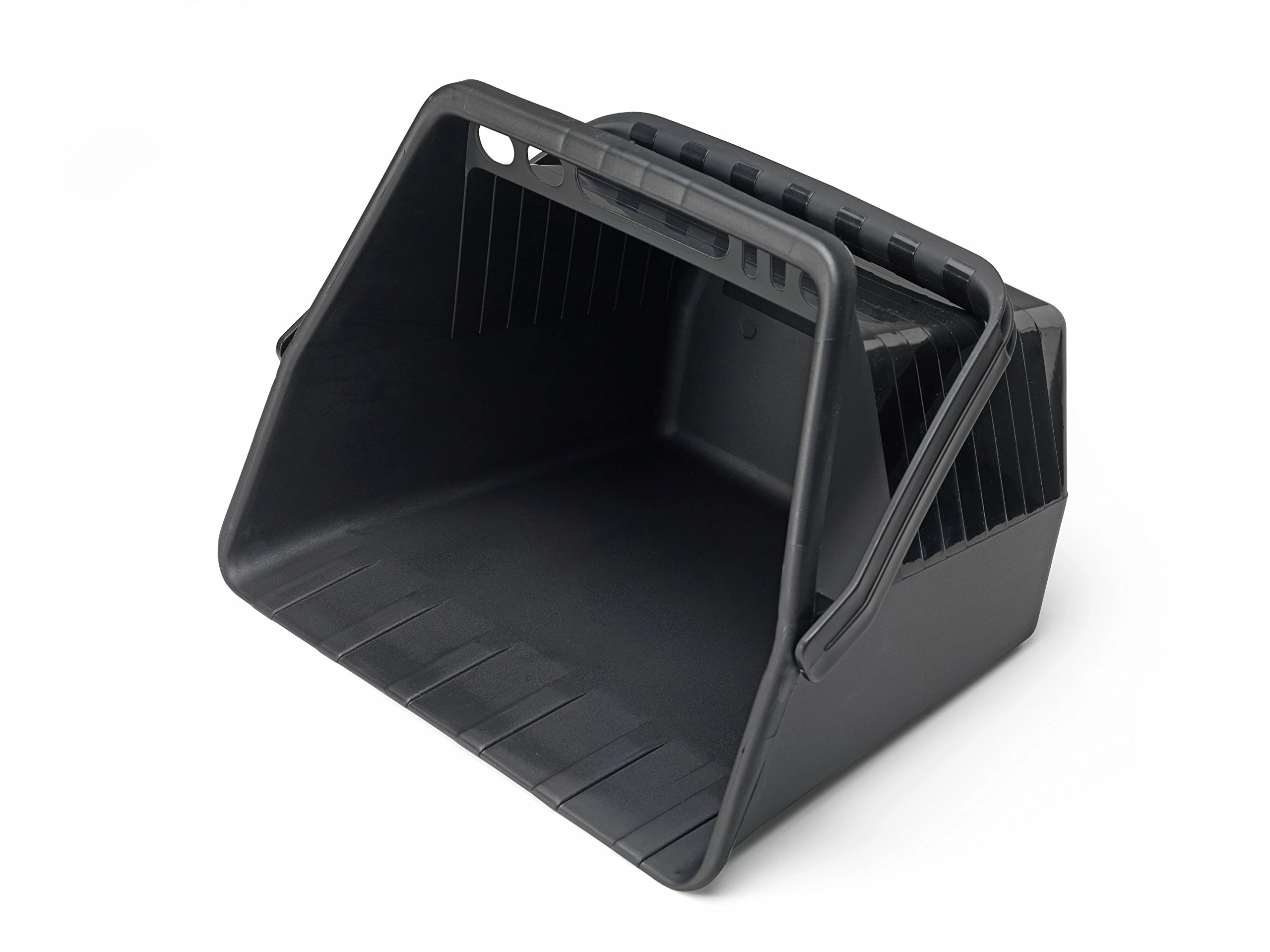 Addis 513825 Garden Leaf Lawn Cuttings Scoop Tool Bucket with handle, Black, 41 x 30 x 33cm