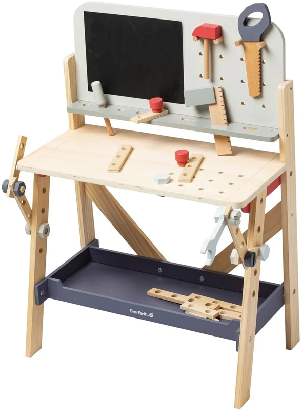 EverEarth Large Workbench - Pastel EE33795 for Children from 36 Months