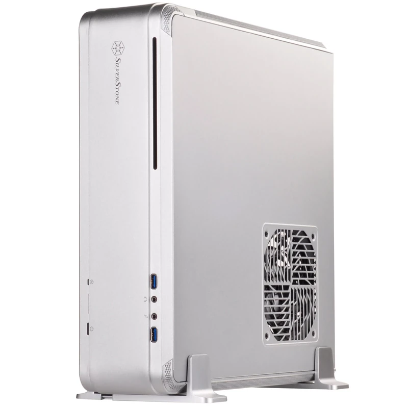 SilverStone SST-FTZ01S - Fortress High End Mini-ITX Gaming Computer Case, silver