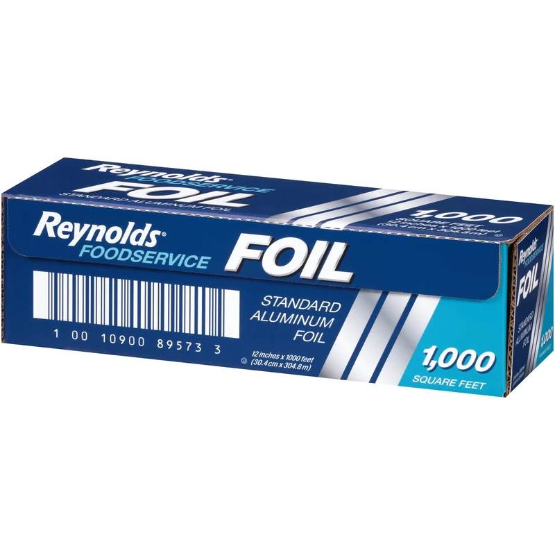Reynolds Aluminium Foil Catering Foil Roll, 12 inch x 1000 ft, 6 Pack