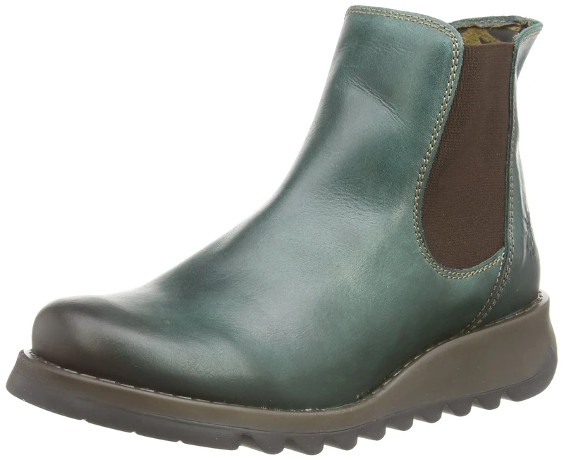 Fly London Women's Salv Chelsea Boots, Petrol, 4 UK