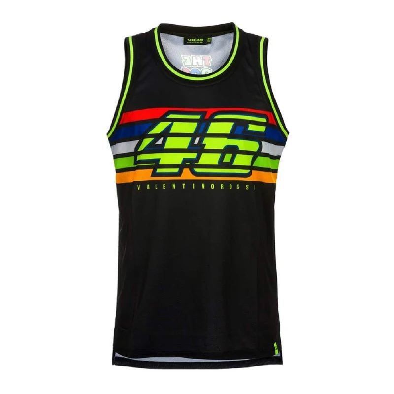 Valentino Rossi Vr46 Classic-Accessories, Adult Unisex Tank Top, Black, XS-S