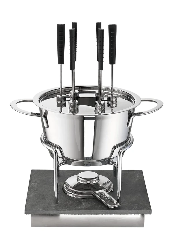 Schulte-Ufer Fondue, Stainless Steel, Silver, 18cm