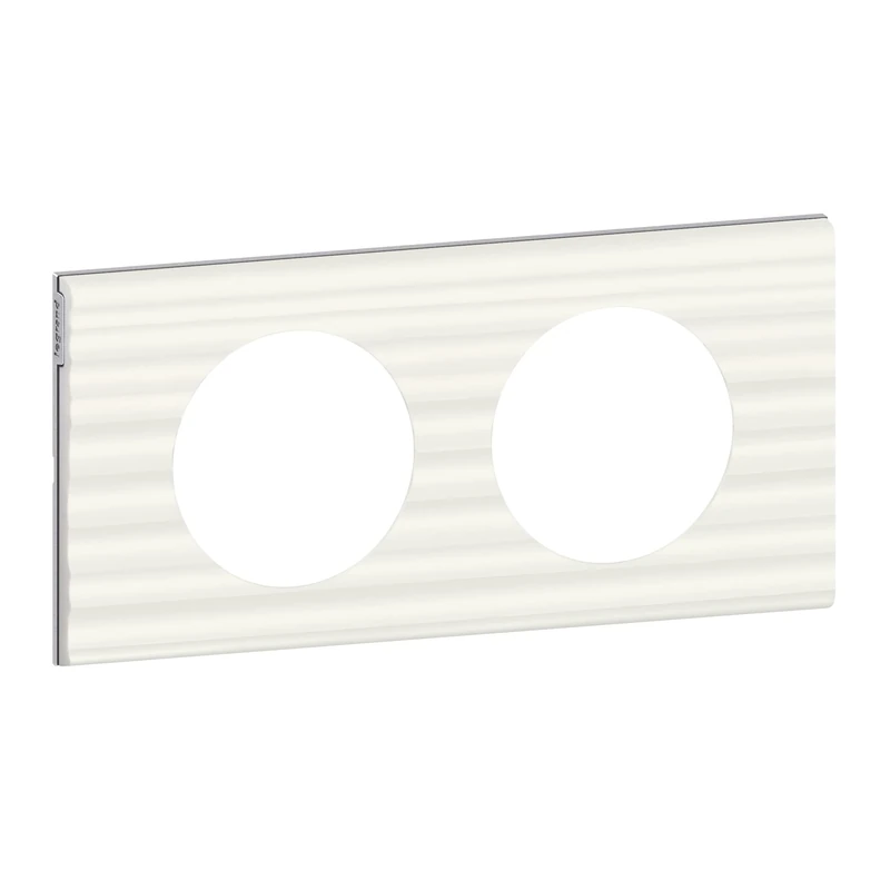Legrand Céliane Plaque with 2 Holes, White, LEG69012