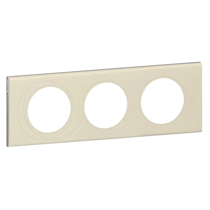 Legrand Céliane2 Plaque with 3 Holes, White, LEG69433