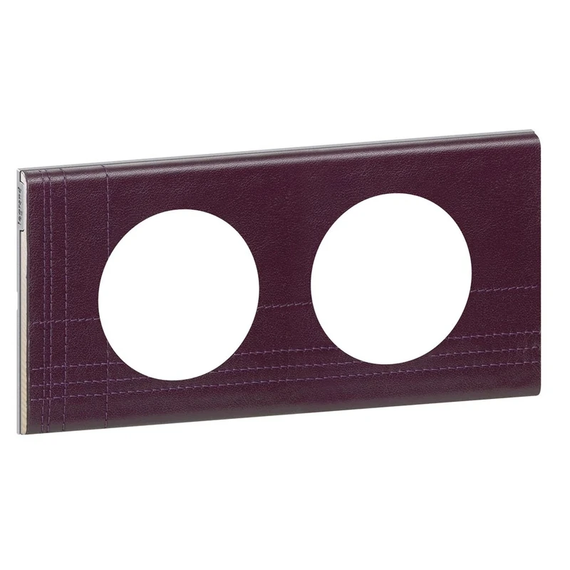 Legrand Céliane Plaque with 2 Holes, Purple, LEG69442