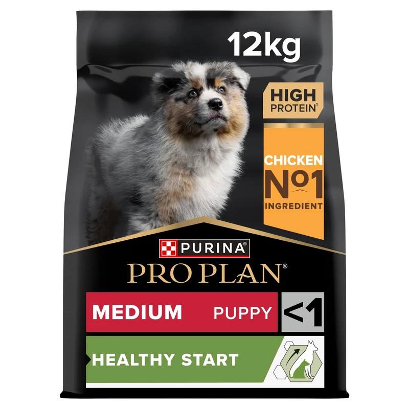 PRO PLAN Medium Puppy Healthy Start Chicken Dry Dog Food 12kg