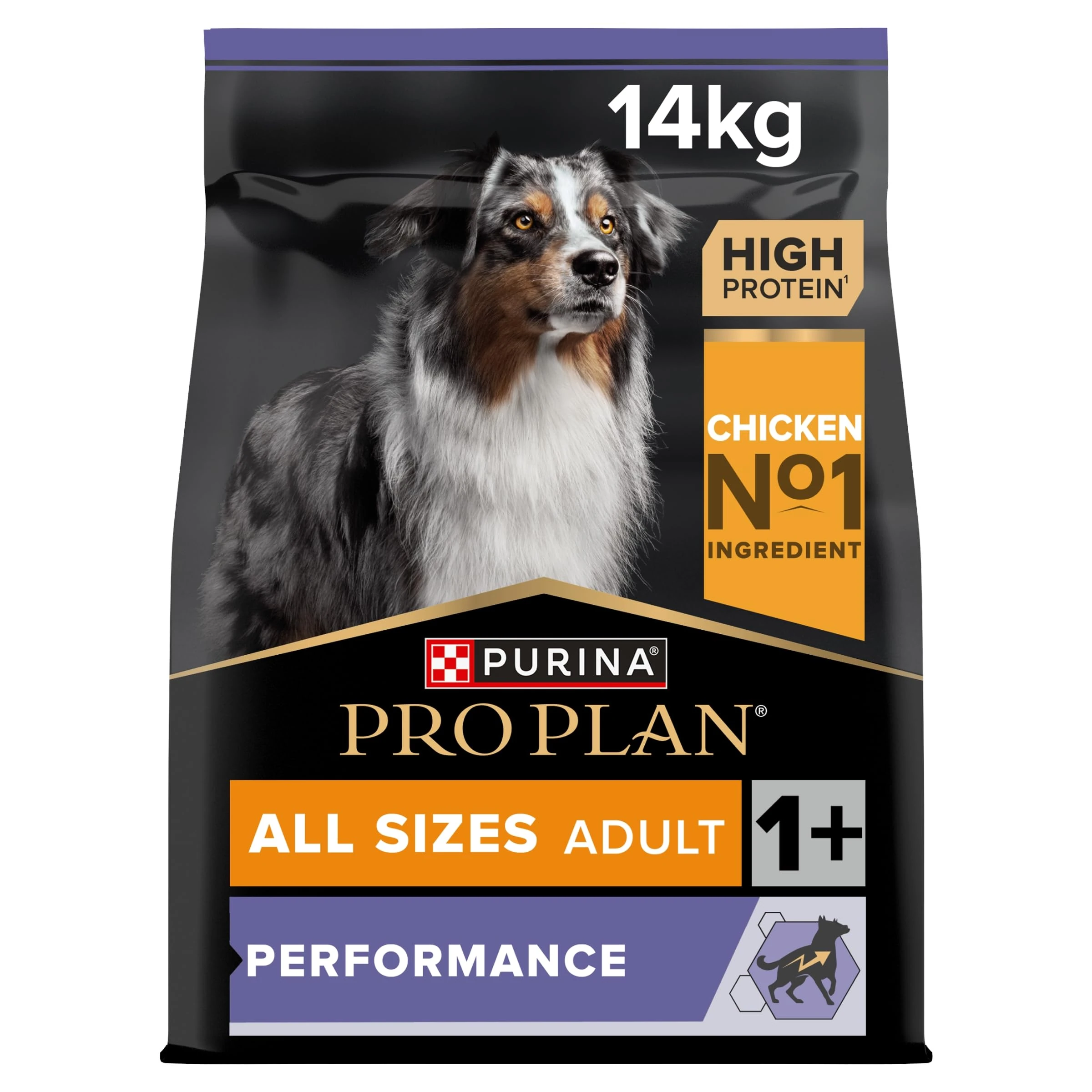 PRO PLAN Adult Performance Dry Dog Food with Chicken 14kg