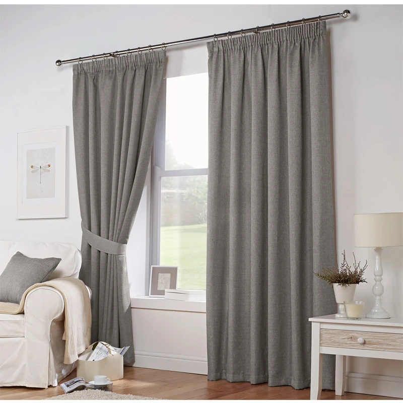 Just Contempo Basket Weave Curtains and Cushions