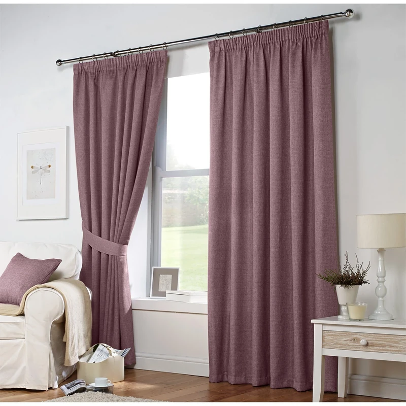 Just Contempo Basket Weave Curtains and Cushions