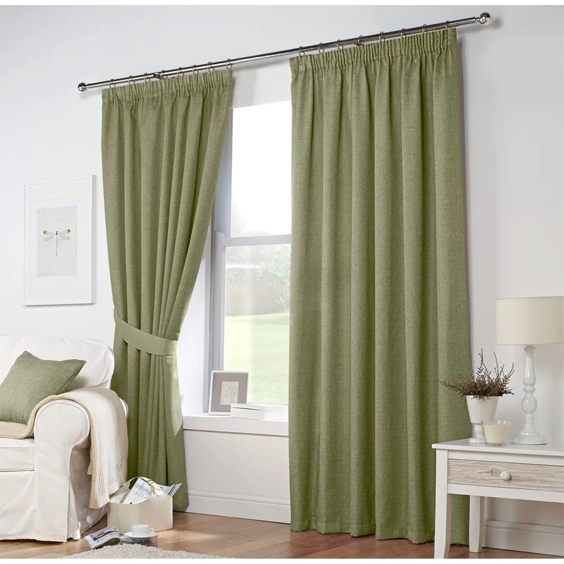 Just Contempo Basket Weave Curtains and Cushions