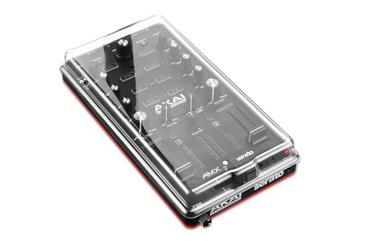Decksaver LE Cover for Akai AFX & AFM - Super-Durable Polycarbonate Protective lid in Smoked Clear Colour, Made in The UK - The DJs' Choice for Unbeatable Protection