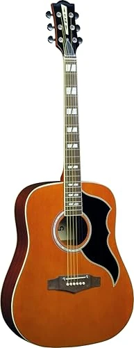 EKO Guitars 06217128 Ranger VI Dreadnought Electro Acoustic Guitar Natural, full size
