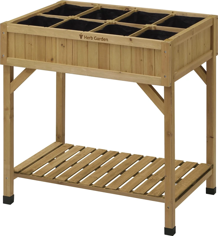VegTrug 8 Pocket Herb Planter - Natural