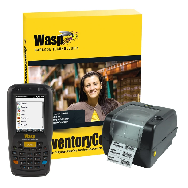 Wasp Inventory v7 Standard Control Software with DT60 Mobile Computer and WPL305 Barcode Printer - Image 1