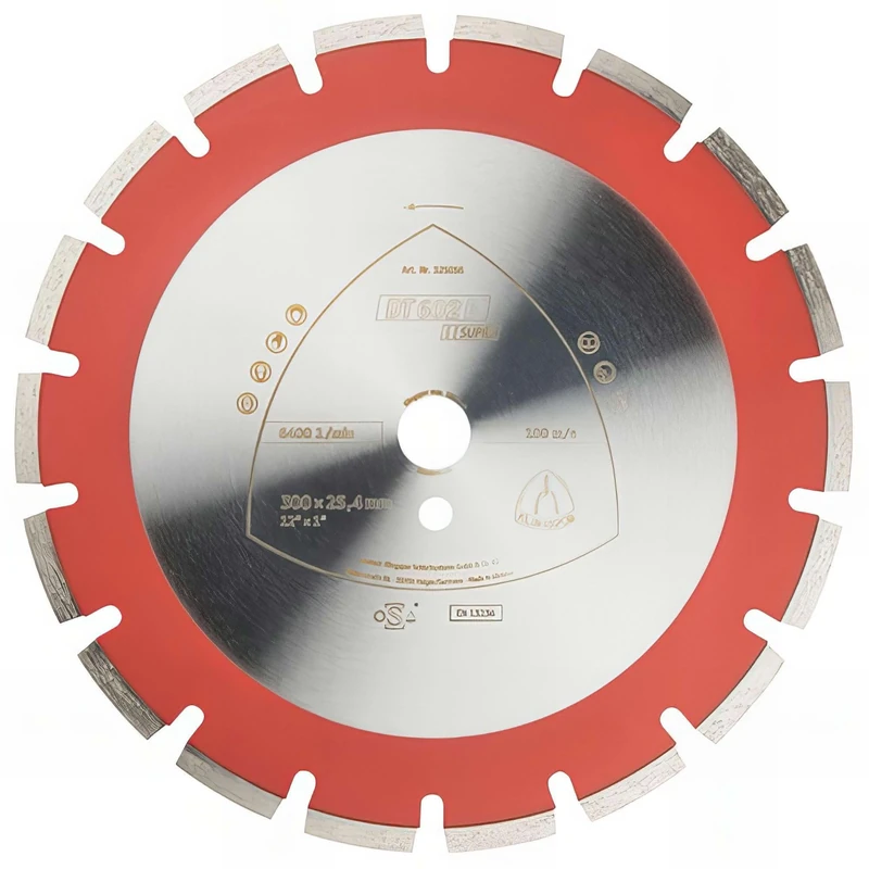 Klingspor DT602B Supra Diamond Cutting Disc for Joint Cutter 25.4 mm Diameter 450 mm, 325136