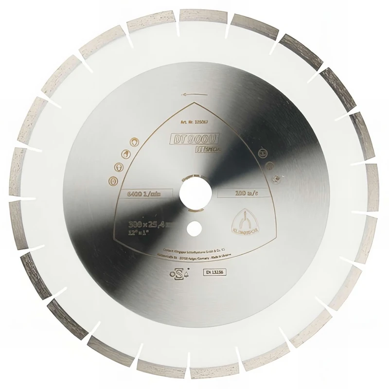 Klingspor Diamond Cutting Disc DT900U Special for Table Saw Attachment 30 mm Diameter x 450 x 32T, 325175