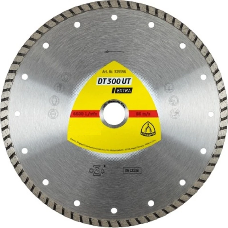 Klingspor Diamond Core Drill Bits DK654B Supra 31.75 mm 450 mm Diameter 132 mm 325781