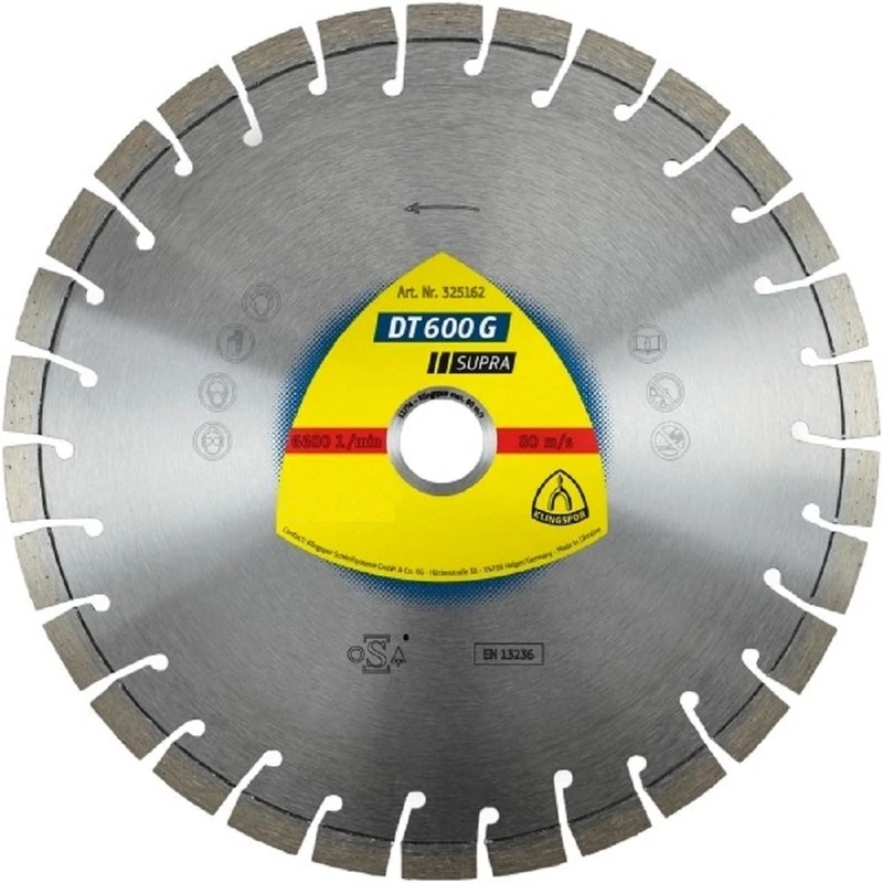 Klingspor Diamond Core Drill Bits DK654B Supra 31.75 mm 450 mm Diameter 172 mm 325785