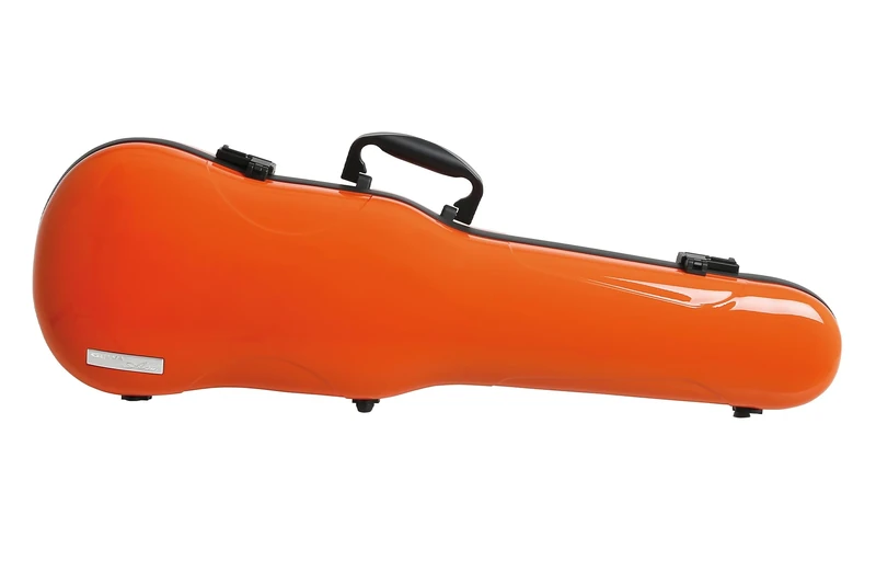 GEWA AIR 1.7 Form Shaped Violin Case high Gloss Orange, Made in Germany, high Break Resistance