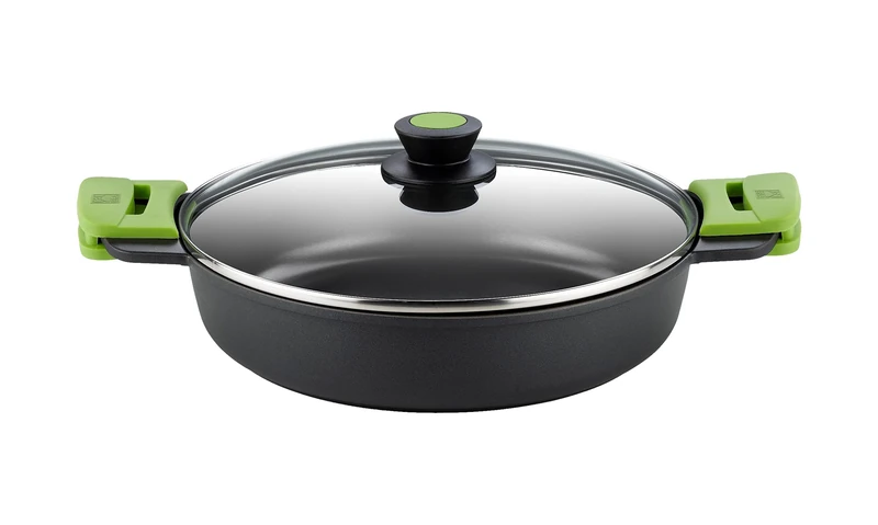 Braisogona Prior -Low Casserole, 32 cm.Highly durable cast aluminium with pfoa non-stick coating.All Cookers Including Induction