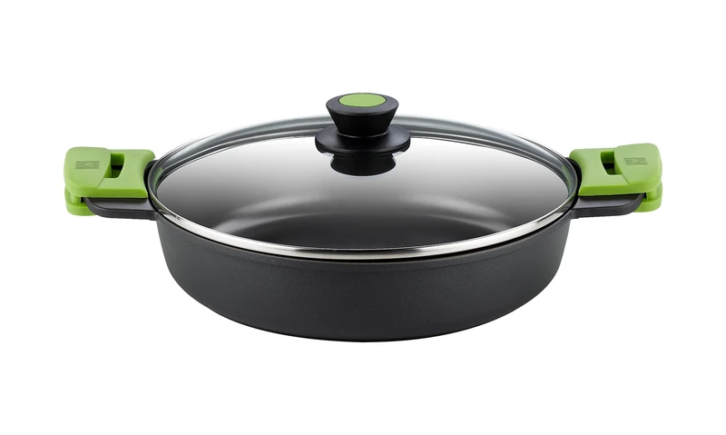 Braisogona Prior Cast Aluminium Low Pan, 36 cm.All Cookers Including Induction.