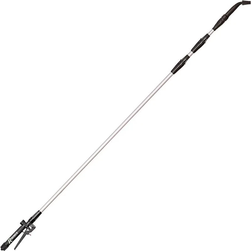 Ribiland 07376 - Telescopic Lance with Double Aluminum Nozzle - Silver