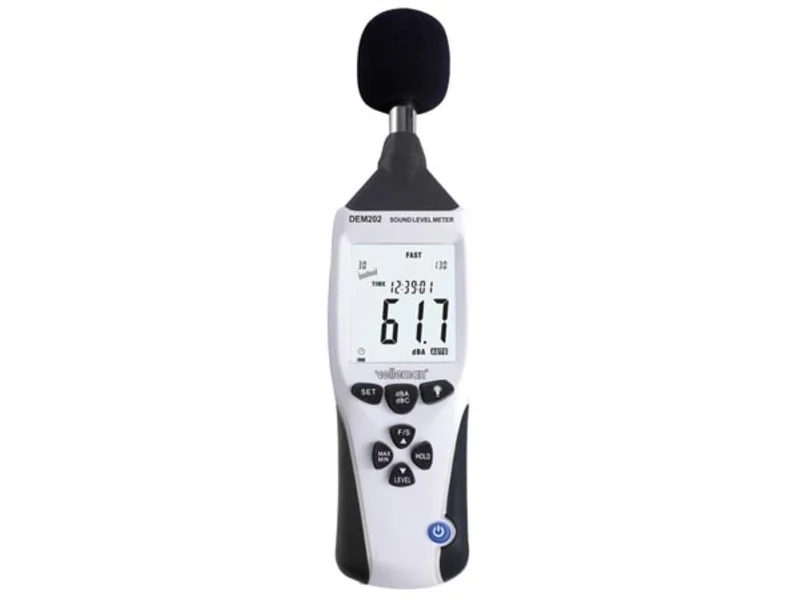 Velleman DEM202 Professional Sound Level Meter Datalogger with USB Interface, Multi-Colour