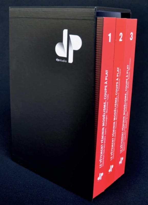 Coffret Tomes 1, 2, 3 - Le vêtement féminin, modélisme coupe à plat: Coffret en 3 volumes