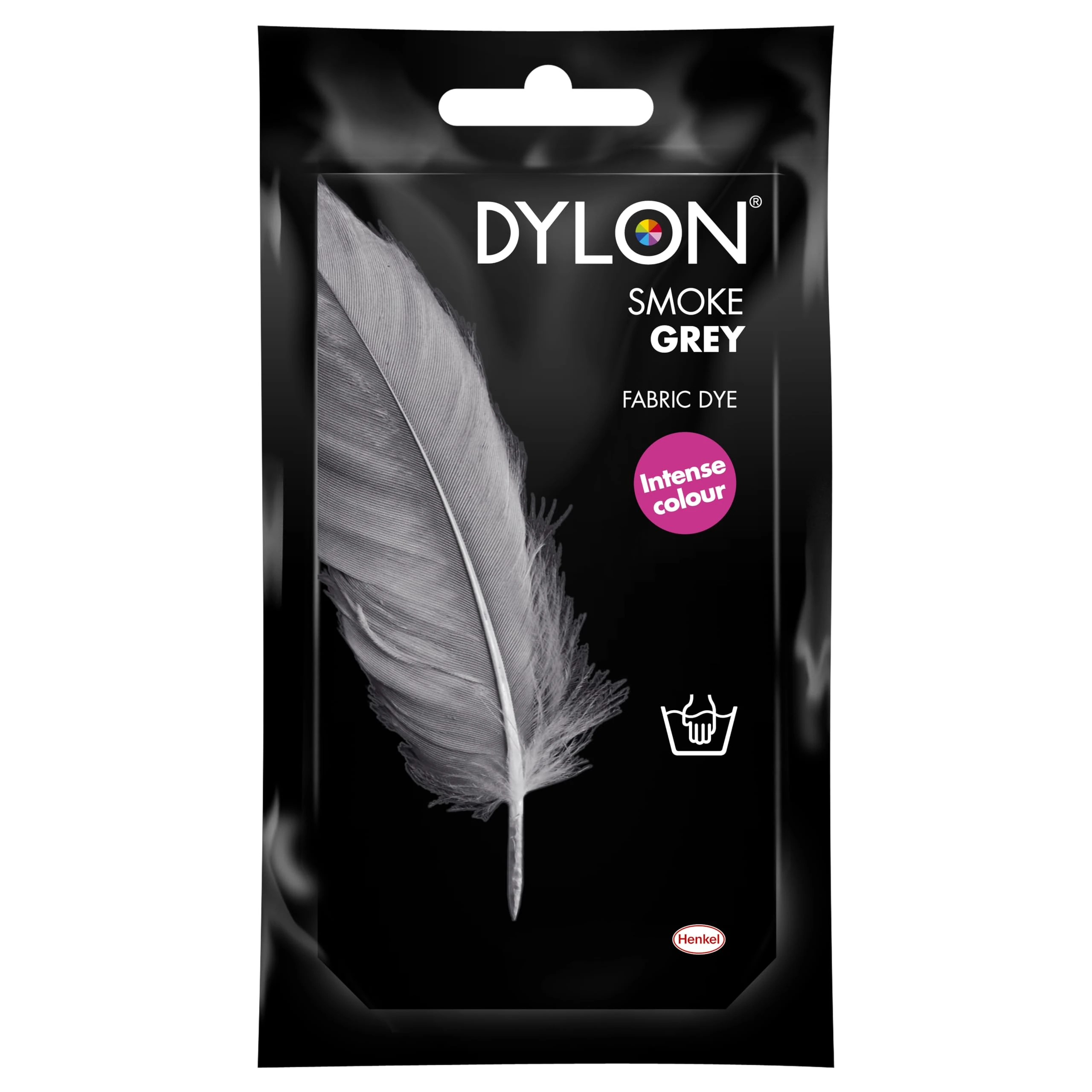 DYLON Hand Dye, Fabric Dye Sachet for Clothes, Soft Furnishings and Projects, 50 g - Smoke Grey