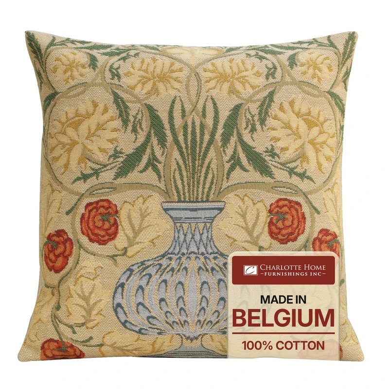 The Rose William Morris European Cushion Cover