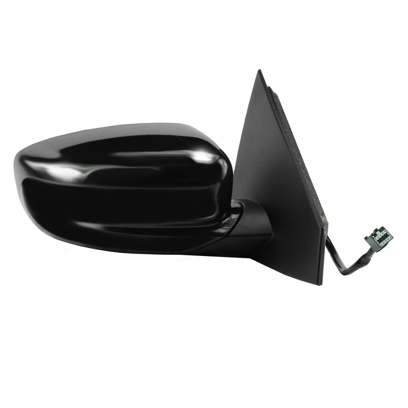Fit System 60595C Dodge Dart Passenger Side Textured Black Power Replacement Mirror with PTM Cover