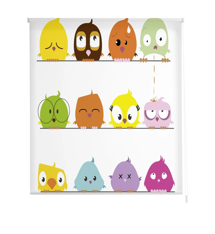 Estoralis Zebra Textil Roller Blind - 130 x 175 cm - Translucent