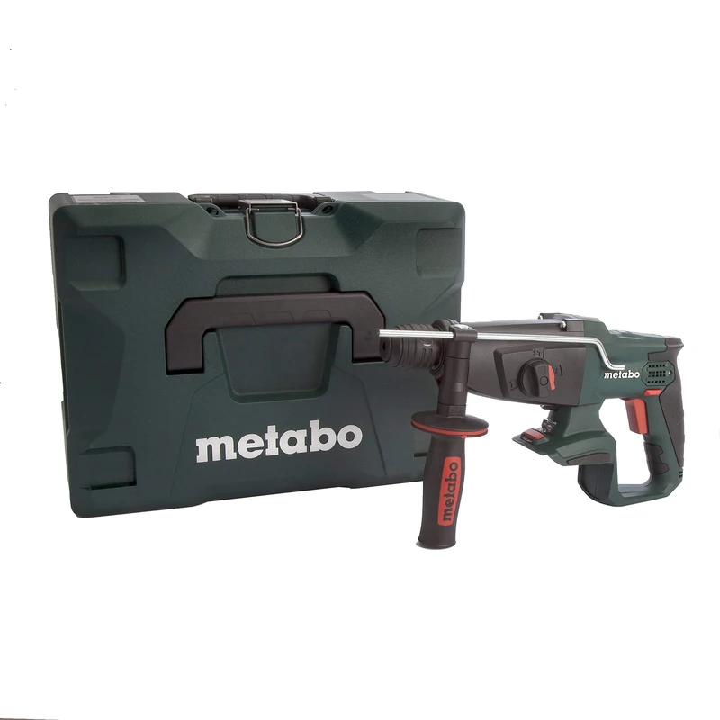 Metabo 600210840 KHA18LTX 18 V Li-Ion SDS Plus Hammer Drill with Metaloc Carry Case-Green, 1