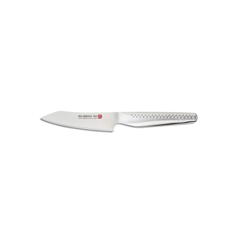 Global Ni Range 11cm Santoku Knife, All-Purpose Japanese-Style Chef's Knife, CROMOVA 18 Stainless Steel GNS-03