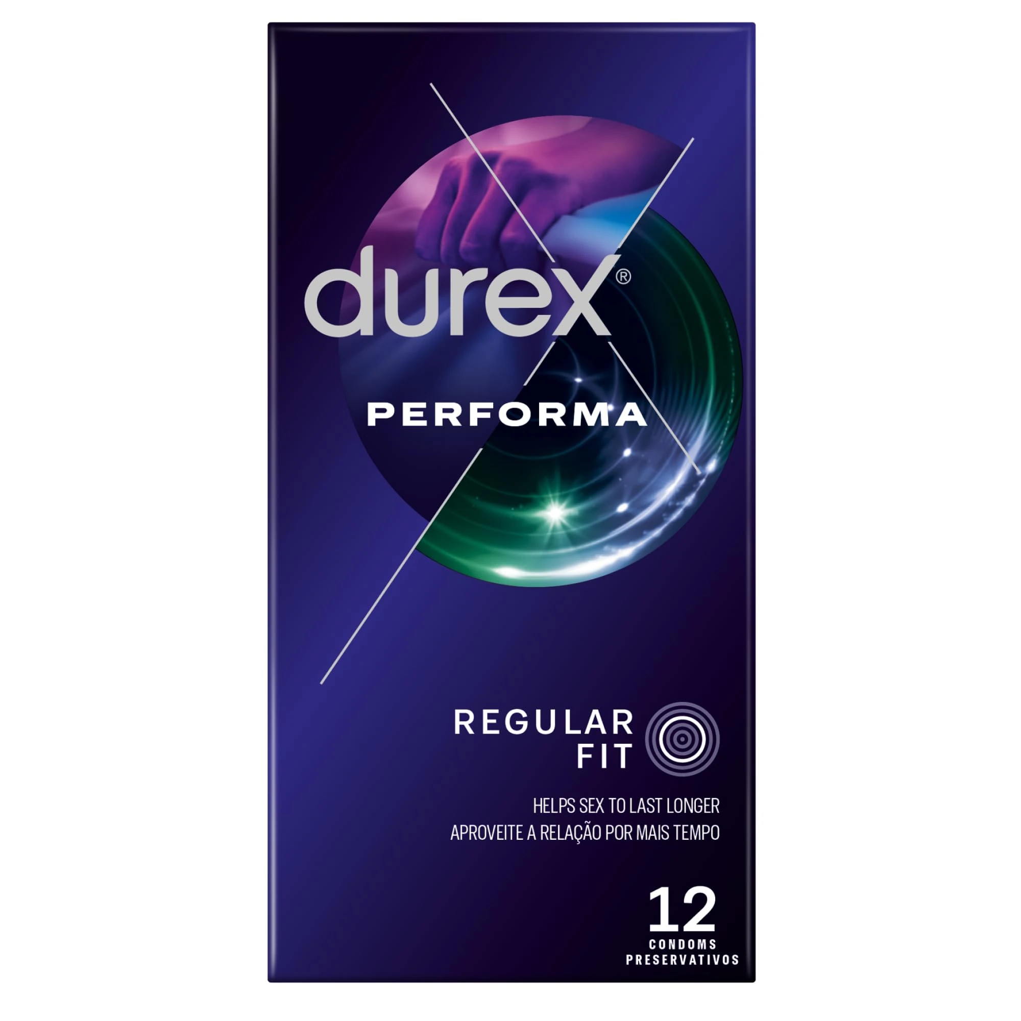 Durex Extended Pleasure Condoms with Performa Silicone Lube, 36 Count (3 Packs of 12) - Long-Lasting, Enhanced Sensation, Premium Quality, Safe, Comfortable, Intimate Protection