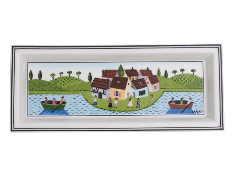 Villeroy & Boch Design Naif Gifts Rectangular Bowl, Multi-Colour