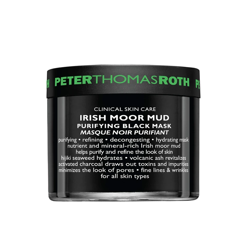 Peter Thomas Roth Irish Moor Mud Mask – 50 ml | Detoxifying & Hydrating Facial Mask with Mineral-Rich Irish Moor Mud for Clean, Radiant Skin