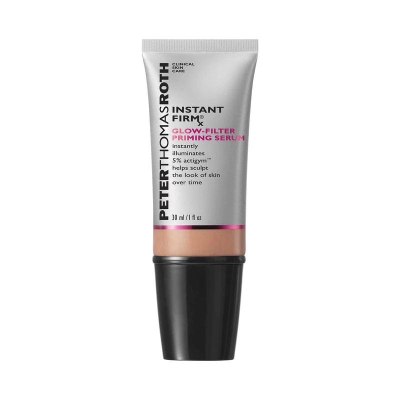 Peter Thomas Roth Glow-Filter Face Serum – Hydrating Illuminating & Firming Primer with 5% Actigym™ & Diamond Powder – Anti-Ageing Serum for Glowing Skin & Sculpted Look – 30ml