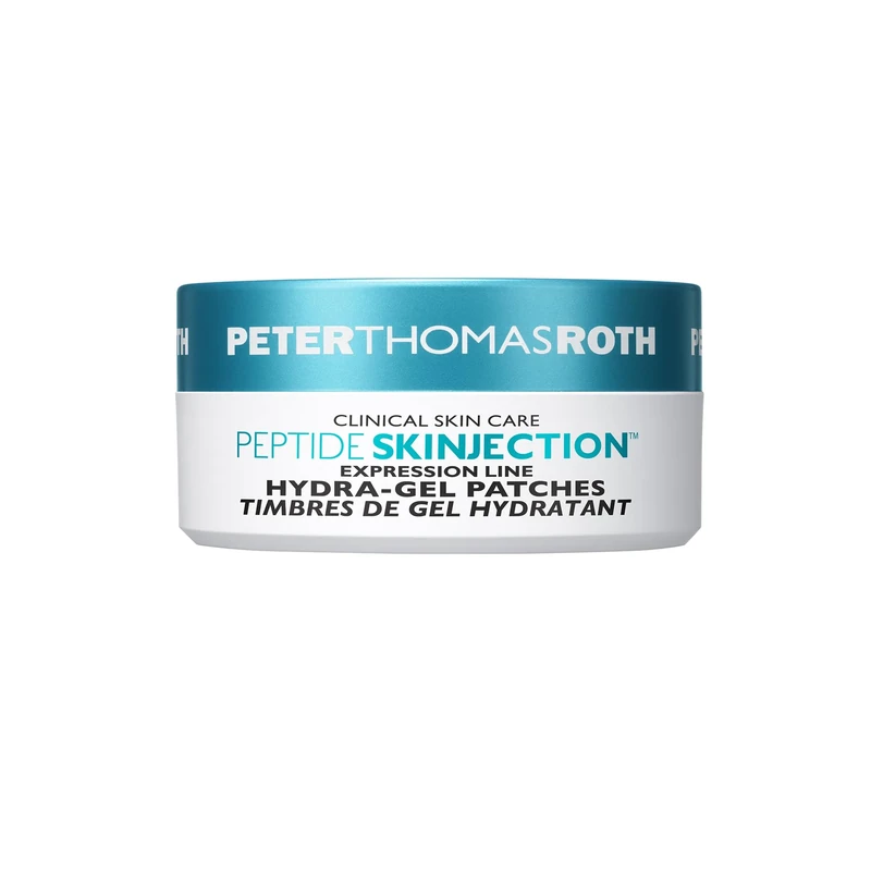 Peter Thomas Roth - Peptide Skinjection™ Expression Line Hydra-Gel Patches 15 pairs – Targeted Peptide Treatment for Crow’s Feet, Forehead & Nose Lines, Needle-Free Wrinkle Care