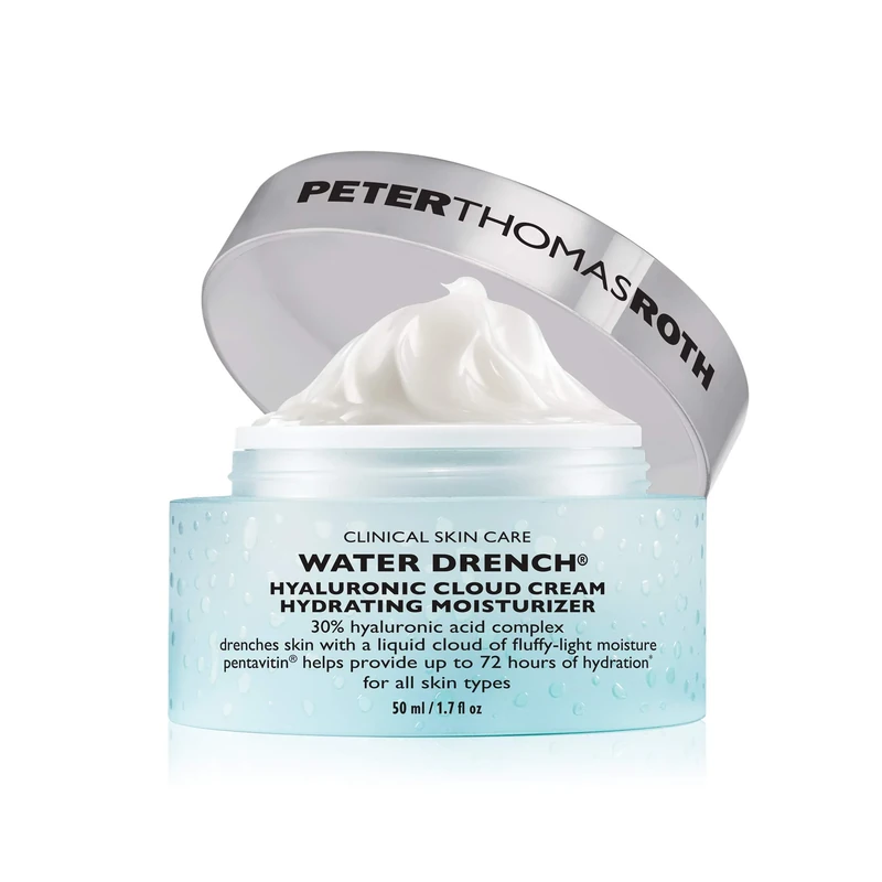 Peter Thomas Roth Water Drench Hyaluronic Cloud Cream Hydrating Moisturizer Earplug, 4 cm, Black