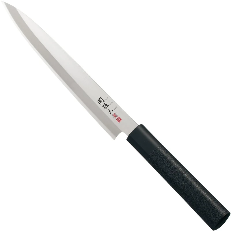 KAI Seki Magoroku Kinju and Hekiju Yanagiba Left-Handed 21.0 cm Blade Length - 8A Solid & SUS420J2-58 & 56 (±1) HRC - Handcrafted - Pakkawood & PP Plastic - Fish Knife - Made in Japan - Image 1