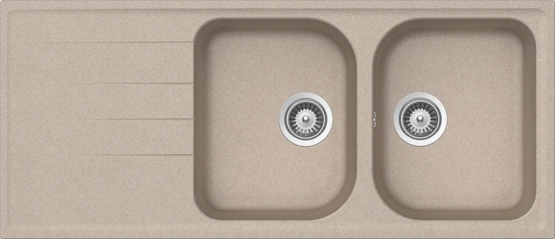 Schock Lithos D200 A 58 Undermount Sink Rectangular, Oats, Semi-Circle, 341 x 421 mm