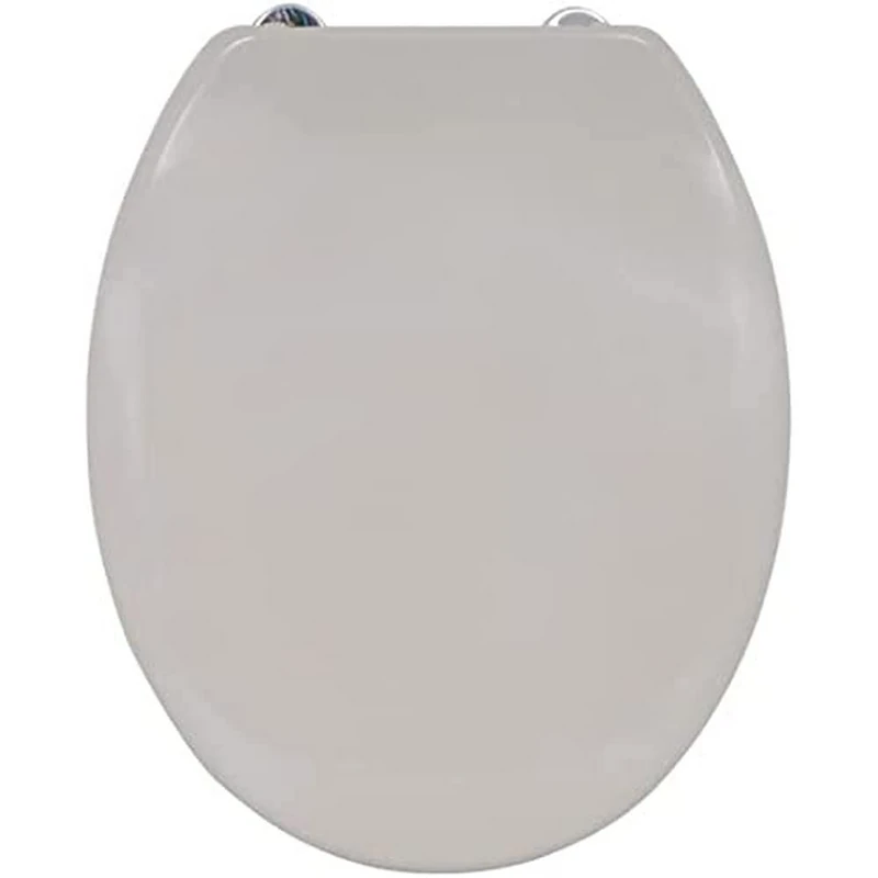 MSV Polyresin Toilet Seat, Beige