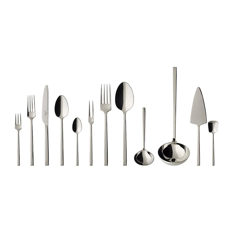 Villeroy & Boch La Classica Cutlery for up to 12 People, 70 Pieces, Stainless Steel